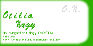 otilia nagy business card